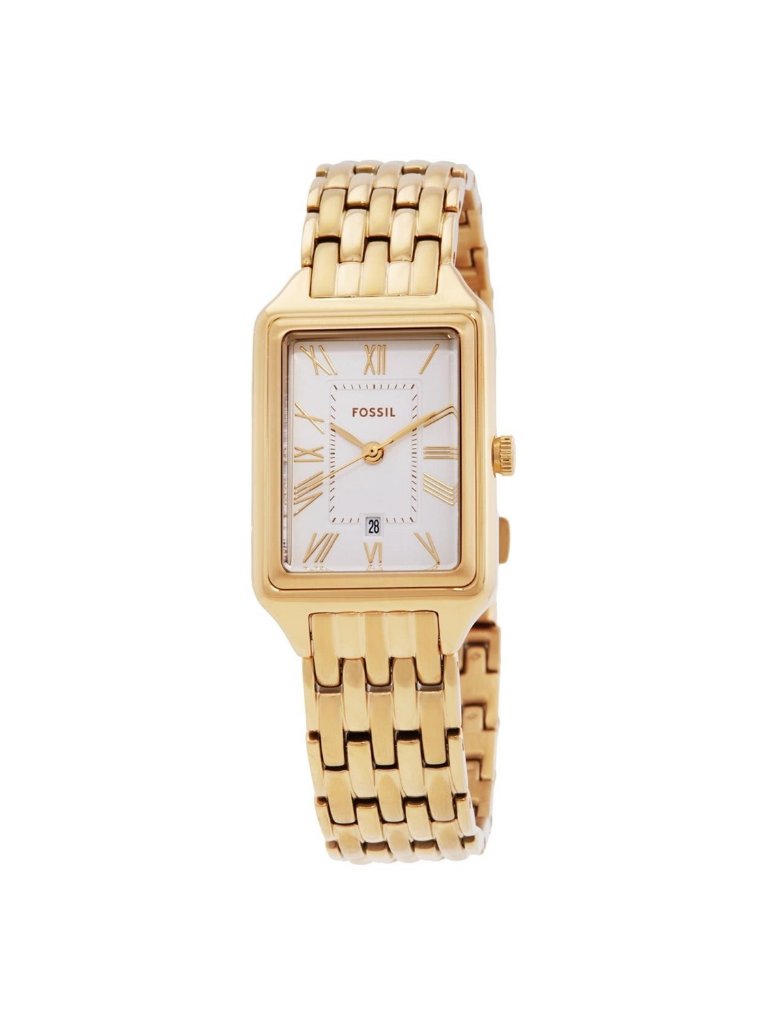 Nwt Fossil Raquel Quartz Silver Dial Ladies Watch